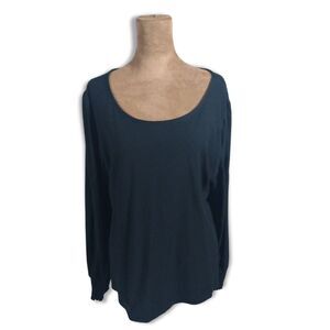 Black Long Sleeve Shirt Women’s XL – Cotton Blend Business Casual